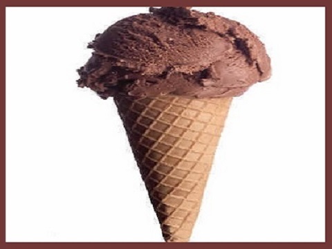 1 Chocolate Ice Cream Cone